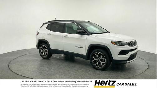 Bright White Clearcoat 2025 Jeep Compass Limited