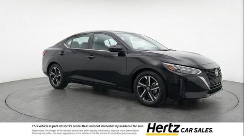 Super Black 2025 Nissan Sentra SV