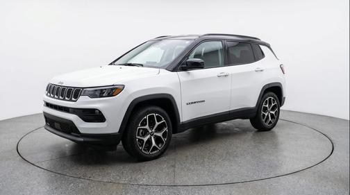 Bright White Clearcoat 2025 Jeep Compass Limited