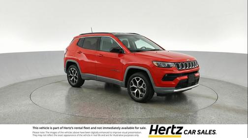 Red Hot Pearlcoat 2025 Jeep Compass Limited