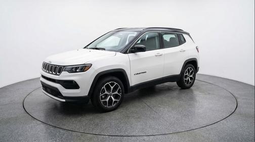 Bright White Clearcoat 2025 Jeep Compass Limited