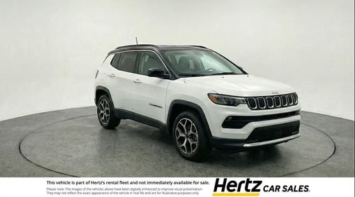 Bright White Clearcoat 2025 Jeep Compass Limited
