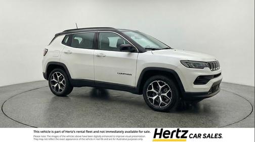 Bright White Clearcoat 2025 Jeep Compass Limited