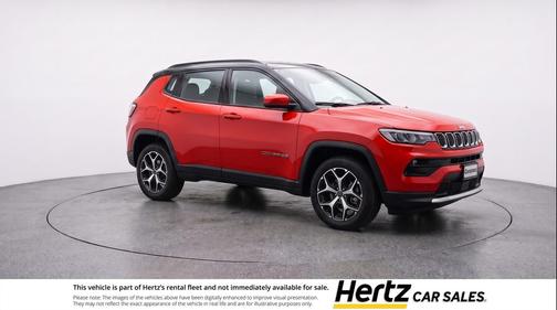Red Hot Pearlcoat 2025 Jeep Compass Limited