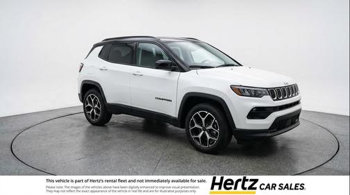 Bright White Clearcoat 2025 Jeep Compass Limited