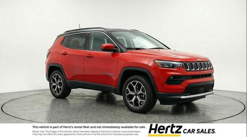 Red Hot Pearlcoat 2025 Jeep Compass Limited