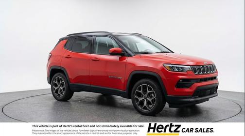 Red Hot Pearlcoat 2025 Jeep Compass Limited