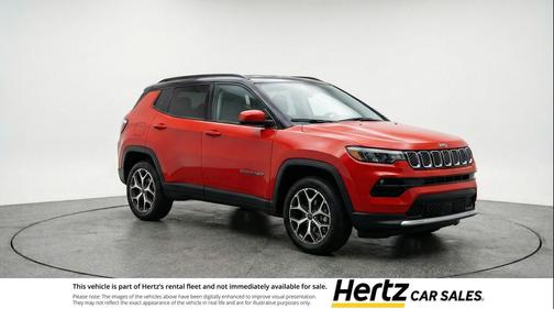 Red Hot Pearlcoat 2025 Jeep Compass Limited
