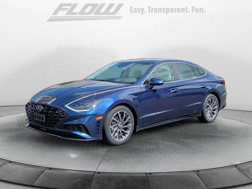 Blue 2022 Hyundai SONATA Limited