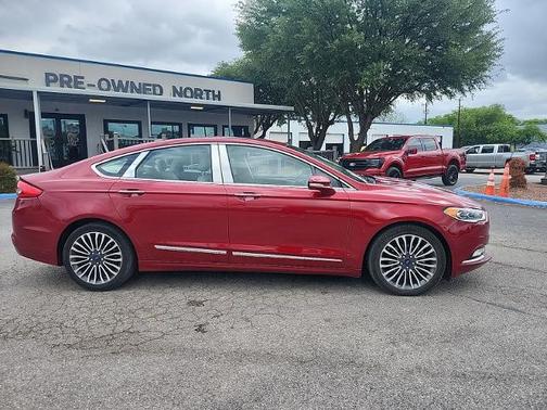 RUBY RED TINTED CLEARCOAT 2017 Ford Fusion SE