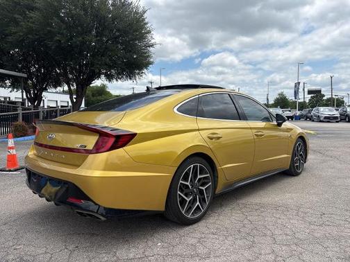 Glowing Yellow 2021 Hyundai SONATA N LINE
