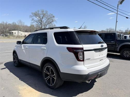 White Platinum Metallic Tri-Coat 2015 Ford Explorer Sport