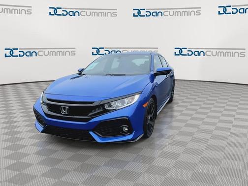 Blue 2018 Honda Civic Sport