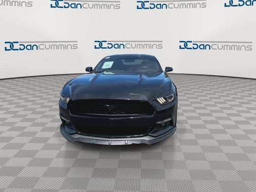 Black 2015 Ford Mustang EcoBoost