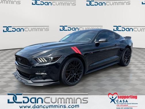 Black 2015 Ford Mustang EcoBoost