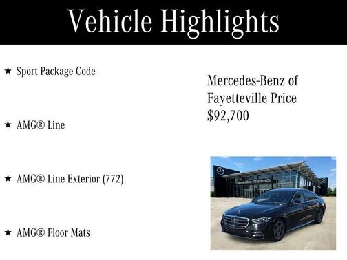 2024 Mercedes-Benz S-Class S 500 4MATIC