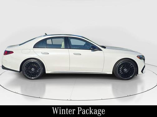 Moonlight White 2024 Mercedes-Benz E-Class E 350 4MATIC