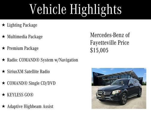 2016 Mercedes-Benz GLC-Class GLC 300 4MATIC