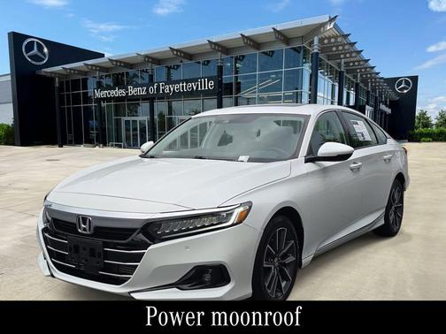 White 2021 Honda Accord EX-L