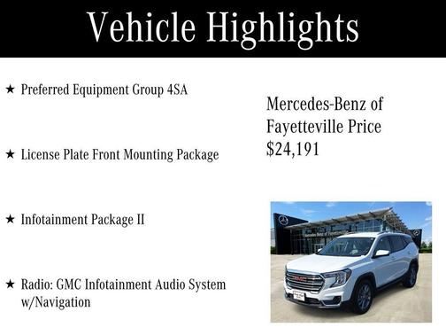 Summit White 2023 GMC Terrain SLT