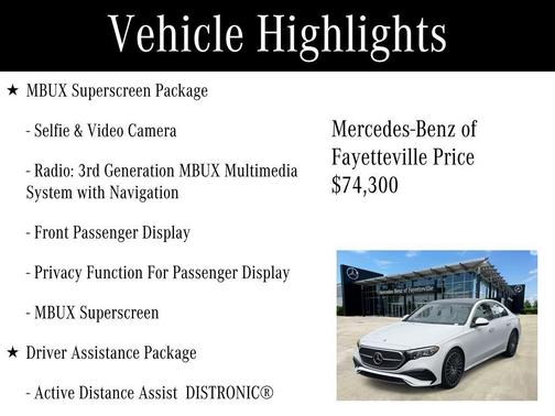 2026 Mercedes-Benz E-Class E 350