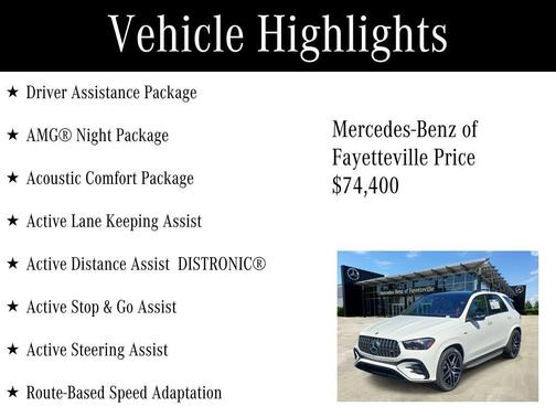 White 2025 Mercedes-Benz AMG GLE 53 Base