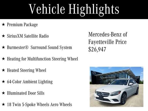 2021 Mercedes-Benz C-Class C 300 4MATIC