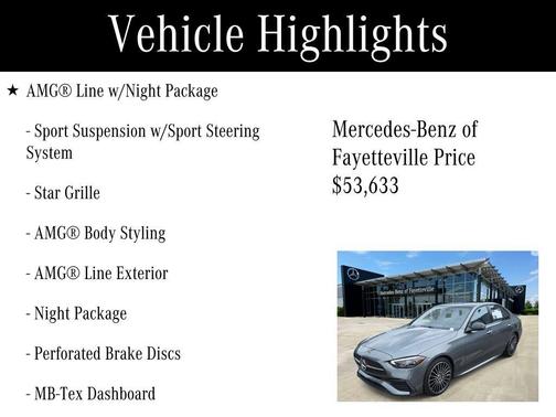 2025 Mercedes-Benz C-Class C 300