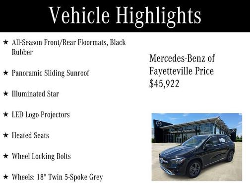 2025 Mercedes-Benz GLA 250 Base