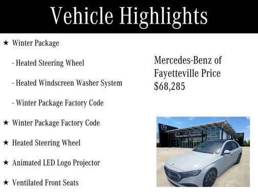 2025 Mercedes-Benz E-Class E 350 4MATIC