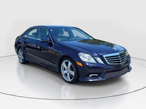 Blue 2011 Mercedes-Benz E-Class E 350