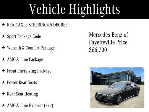 2022 Mercedes-Benz S-Class S 580 4MATIC