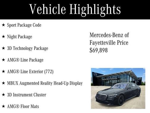 2022 Mercedes-Benz S-Class S 580 4MATIC