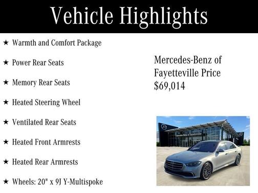 Silver 2022 Mercedes-Benz S-Class S 580 4MATIC