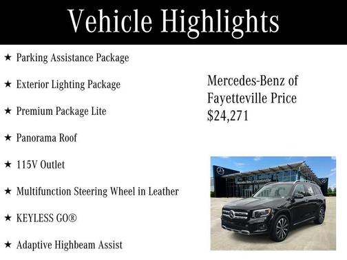 Black 2022 Mercedes-Benz GLB 250 Base