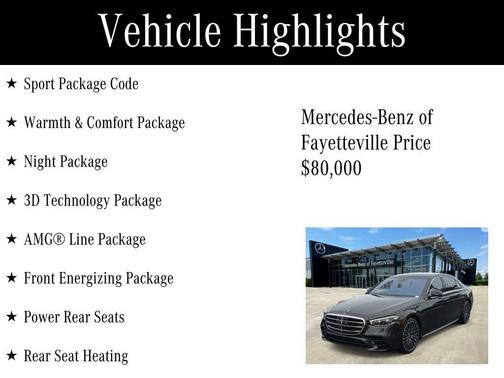 2022 Mercedes-Benz S-Class S 580 4MATIC