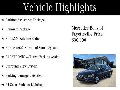 2021 Mercedes-Benz C-Class C 300 4MATIC