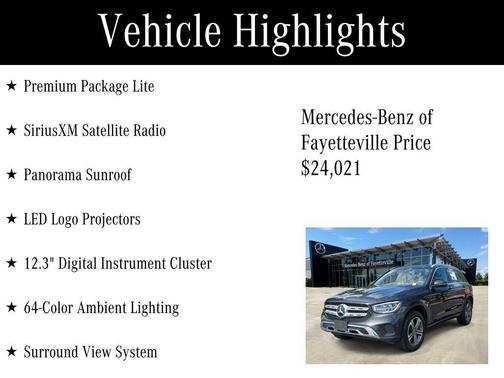 Graphite Gray Metallic 2022 Mercedes-Benz GLC 300 Base 4MATIC