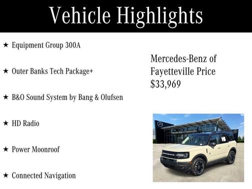 Desert Sand 2025 Ford Bronco Sport Outer Banks