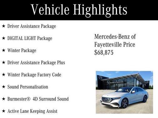 2025 Mercedes-Benz E-Class E 350