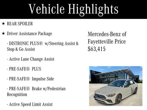 2025 Mercedes-Benz C-Class C 300