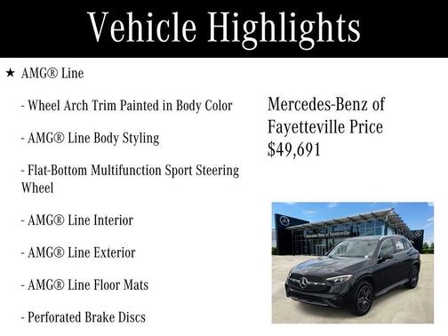 Black 2026 Mercedes-Benz GLC 300 Base