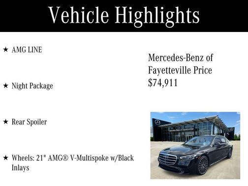 2021 Mercedes-Benz S-Class S 580 4MATIC