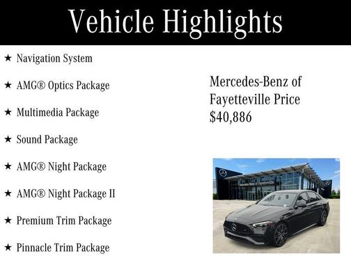 2023 Mercedes-Benz AMG C 43 Base 4MATIC