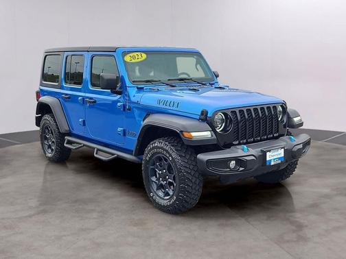 Hydro Blue Pearlcoat 2023 Jeep Wrangler 4xe Base