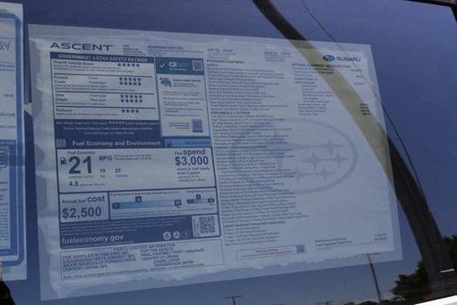 2025 Subaru Ascent Onyx Edition Limited 7-Passenger