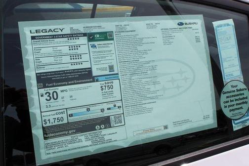 2025 Subaru Legacy Limited