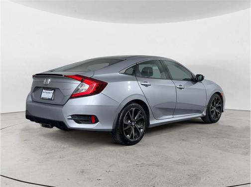 Modern Steel Metallic 2019 Honda Civic Sport