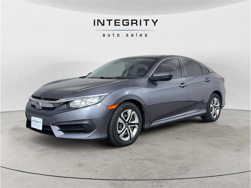 Modern Steel Metallic 2018 Honda Civic LX