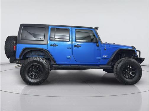 Hydro Blue Pearl 2016 Jeep Wrangler Unlimited Sahara